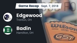 Recap: Edgewood  vs. Badin  2018