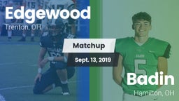 Matchup: Edgewood  vs. Badin  2019