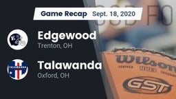Recap: Edgewood  vs. Talawanda  2020