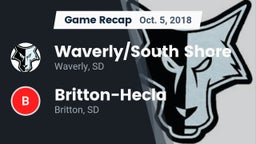 Recap: Waverly/South Shore  vs. Britton-Hecla  2018