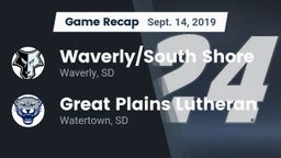 Recap: Waverly/South Shore  vs. Great Plains Lutheran  2019