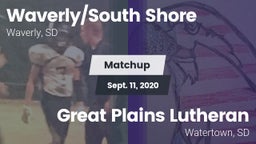 Matchup: Waverly/South Shore vs. Great Plains Lutheran  2020