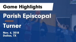 Parish Episcopal  vs Turner  Game Highlights - Nov. 6, 2018