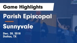 Parish Episcopal  vs Sunnyvale  Game Highlights - Dec. 28, 2018
