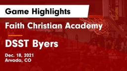 Faith Christian Academy vs DSST Byers Game Highlights - Dec. 18, 2021