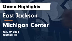 East Jackson  vs Michigan Center  Game Highlights - Jan. 19, 2024