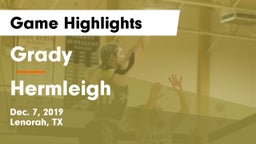Grady  vs Hermleigh  Game Highlights - Dec. 7, 2019
