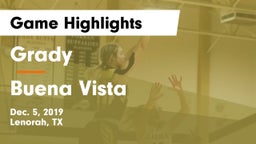 Grady  vs Buena Vista  Game Highlights - Dec. 5, 2019