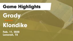 Grady  vs Klondike  Game Highlights - Feb. 11, 2020