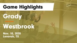 Grady  vs Westbrook  Game Highlights - Nov. 10, 2020
