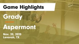 Grady  vs Aspermont  Game Highlights - Nov. 20, 2020