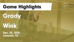 Grady  vs Wink  Game Highlights - Dec. 29, 2020