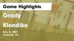 Grady  vs Klondike Game Highlights - Jan. 8, 2021