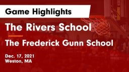 The Rivers School vs The Frederick Gunn School Game Highlights - Dec. 17, 2021