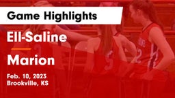 Ell-Saline vs Marion  Game Highlights - Feb. 10, 2023