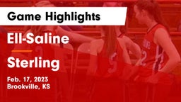 Ell-Saline vs Sterling  Game Highlights - Feb. 17, 2023