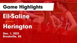Ell-Saline vs Herington  Game Highlights - Dec. 1, 2023