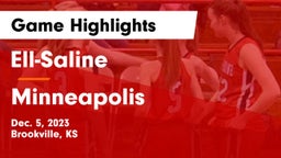 Ell-Saline vs Minneapolis  Game Highlights - Dec. 5, 2023