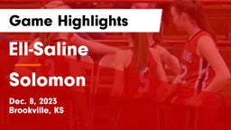 Ell-Saline vs Solomon  Game Highlights - Dec. 8, 2023