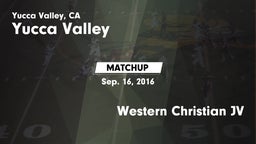 Matchup: Yucca Valley High vs. Western Christian JV 2016