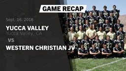 Recap: Yucca Valley  vs. Western Christian JV 2016
