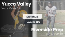 Matchup: Yucca Valley High vs. Riverside Prep  2017