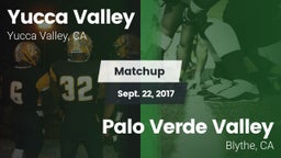Matchup: Yucca Valley High vs. Palo Verde Valley  2017