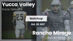 Matchup: Yucca Valley High vs. Rancho Mirage  2017