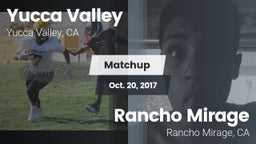 Matchup: Yucca Valley High vs. Rancho Mirage  2017