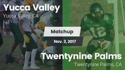 Matchup: Yucca Valley High vs. Twentynine Palms  2017