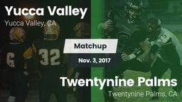 Matchup: Yucca Valley High vs. Twentynine Palms  2017