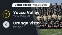 Recap: Yucca Valley  vs. Orange Vista  2018