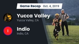 Recap: Yucca Valley  vs. Indio  2019