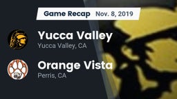 Recap: Yucca Valley  vs. Orange Vista  2019