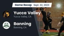 Recap: Yucca Valley  vs. Banning  2023