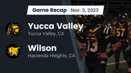 Recap: Yucca Valley  vs. Wilson  2023