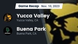 Recap: Yucca Valley  vs. Buena Park  2023