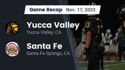 Recap: Yucca Valley  vs. Santa Fe  2023