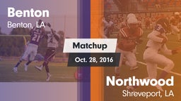 Matchup: Benton  vs. Northwood  2016
