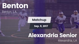 Matchup: Benton  vs. Alexandria Senior  2017