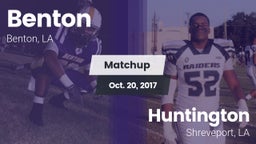 Matchup: Benton  vs. Huntington  2017