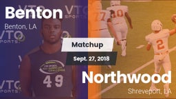 Matchup: Benton  vs. Northwood  2018