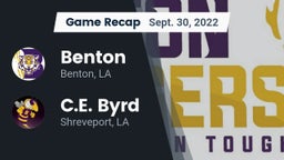 Recap: Benton  vs. C.E. Byrd  2022
