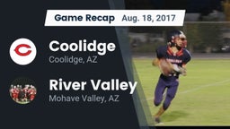 Recap: Coolidge  vs. River Valley  2017
