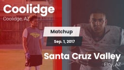 Matchup: Coolidge  vs. Santa Cruz Valley  2017