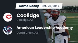Recap: Coolidge  vs. American Leadership Academy 2017