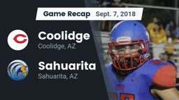 Recap: Coolidge  vs. Sahuarita  2018