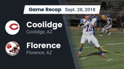 Recap: Coolidge  vs. Florence  2018