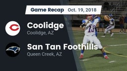 Recap: Coolidge  vs. San Tan Foothills  2018