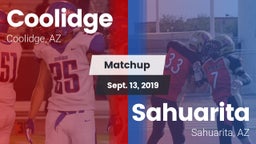 Matchup: Coolidge  vs. Sahuarita  2019